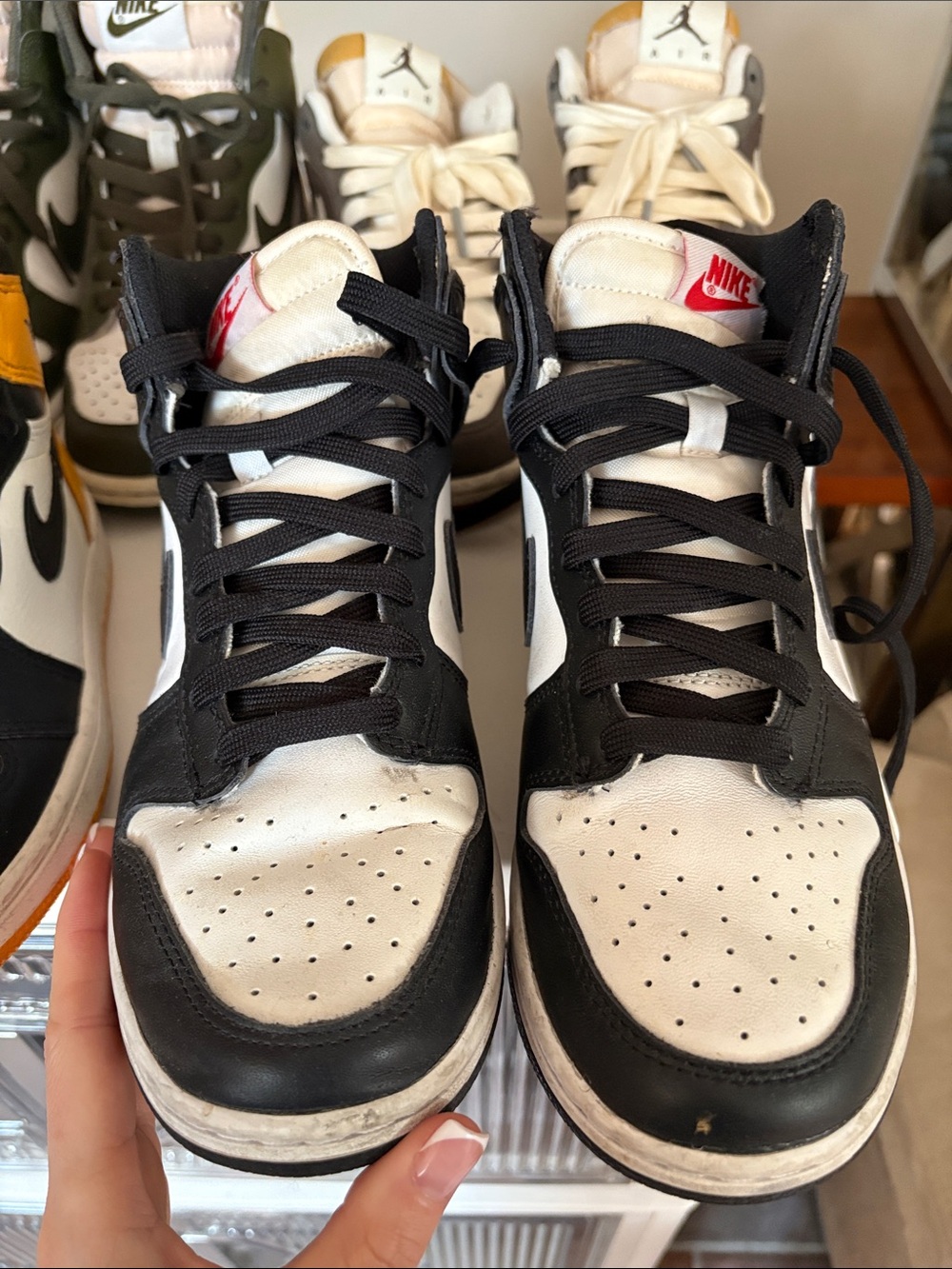 Nike Dunk High Pandas